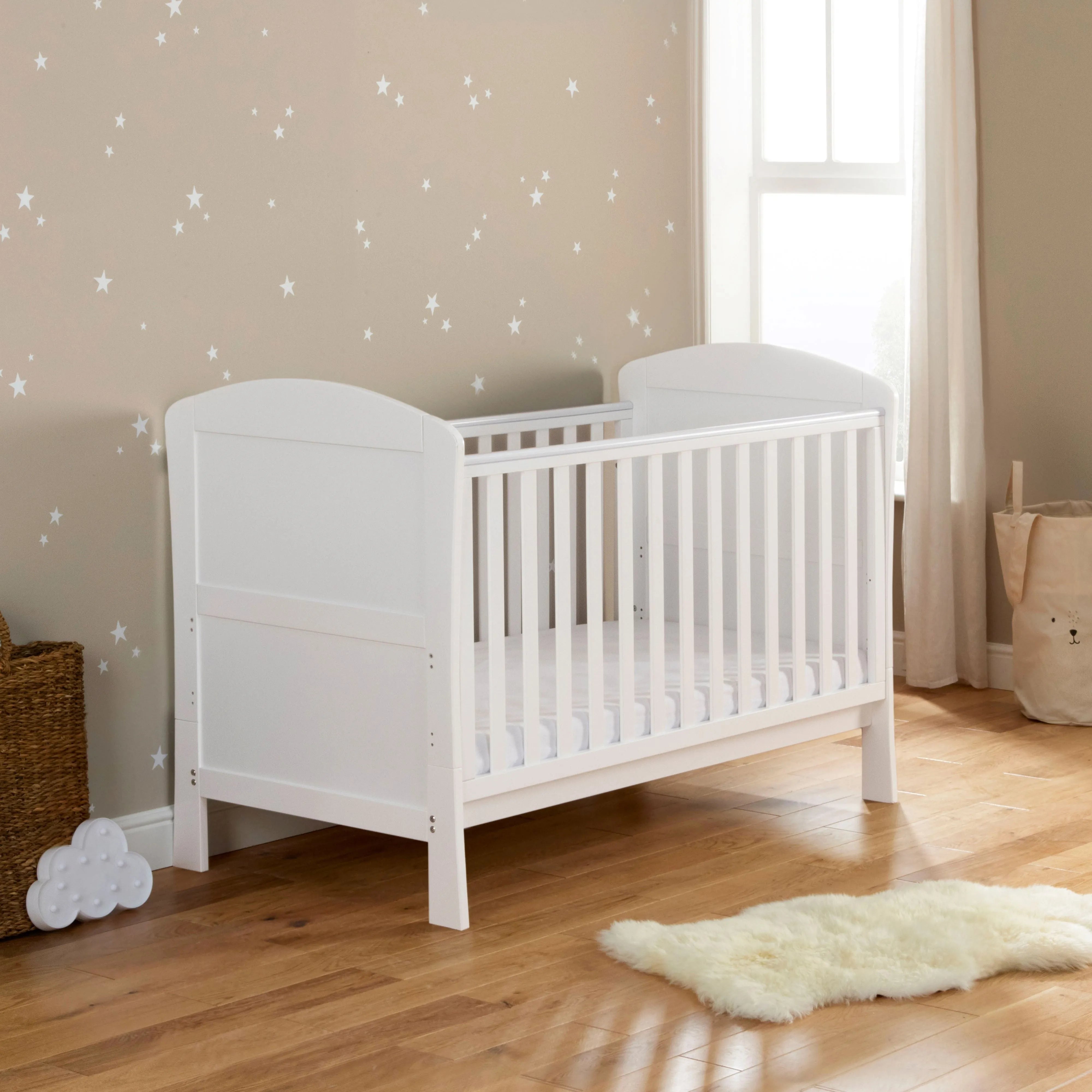 Cot bed hot sale with side drop