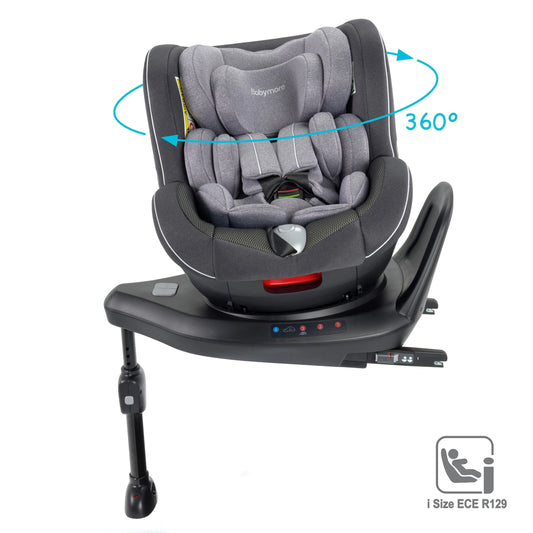 Babymore Kola 360° Rotating i-Size 40-105cm 0-4 years Car Seat BabyJoy