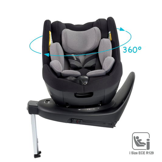 Babymore Macadamia 360° Rotating i-Size 40-135cm 0-12 years All Stages Car Seat BabyJoy